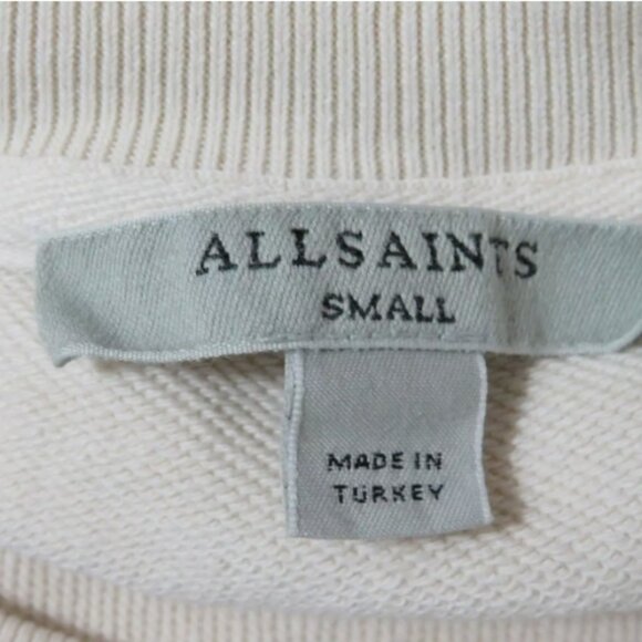 All Saints size Small Raglan Crop Top Short Sleeve Lila Ombre Casual Basic - Picture 2 of 4